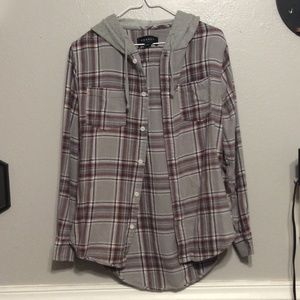 PACSUN plaid button up